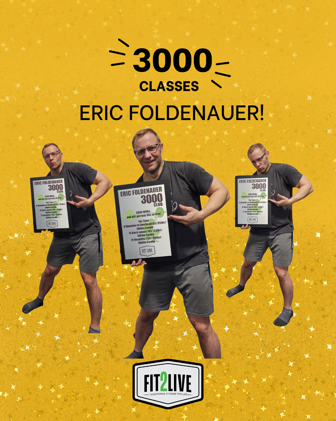 🎉 ERIC FOLDENAUER: THE FIRST EVER MEMBER OF THE 3000 CLASS CLUB AT ...